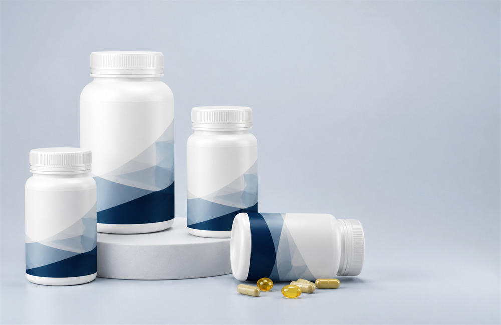 Supplement bottles for capsules and softgels